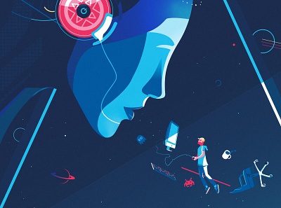 Will AI soon overtake us ? ai artwork digital illustration digitalart game gamer gaming ia illustration illustrator pop art retro science video vintage