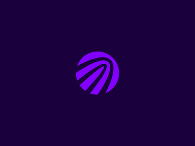 Onward Robotics brand branding logo mark onward path purple robotics tech technology trajectory type ui web design