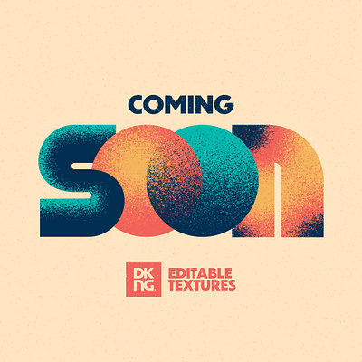 Coming Soon - DKNG Editable Textures dan kuhlken digital download geometric grain halftone mezzotint nathan goldman texture textures