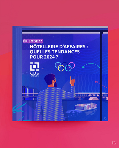 "Business hotels : what trends for 2024 ?" artwork business digital illustration digitalart game illustration illustrator jo paris paris24 pop art travel