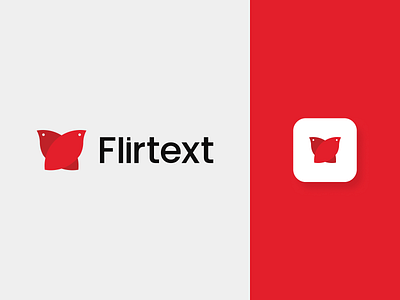 Flirtext Logo | Dating App icon | Love Logo abedin joy brand brand guidelines branding communication dating app flirt logo graphic design heart logo logo design love love logo message message logo minimal tinder typography vector visual identity