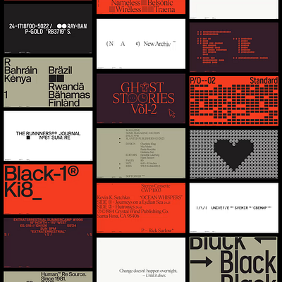 Typography Inspiration — February 2024 animated typography animation brand identity branding kinetic type logo typo motion typography typography animation typography motion